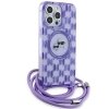 Karl Lagerfeld KLHMP15LHCKCKLCU iPhone 15 Pro 6.1 fioletowy/purple hardcase IML Crossbody Monogram Karl & Choupette Head M